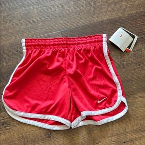 Girls Small Nike‎ Red Athletic Shorts